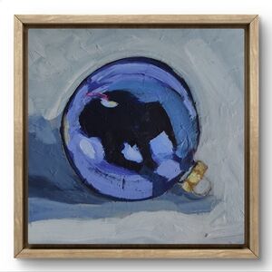 Blue Ornament Original Art